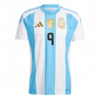 Camiseta Argentina Julian Alvarez #9 Primera Equipación Copa America 2024 manga corta